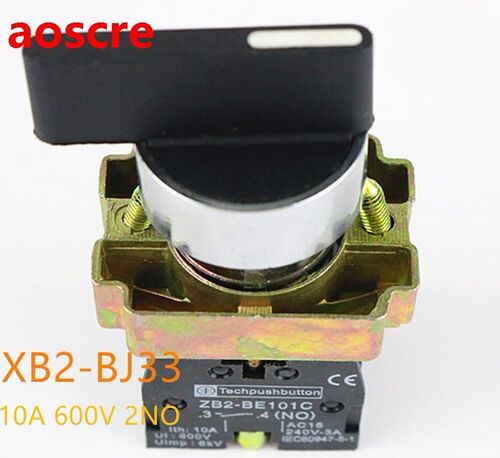 1pcs XB2-BJ33 22mm 50/60Hz 3 position 2NO Maintained Extende