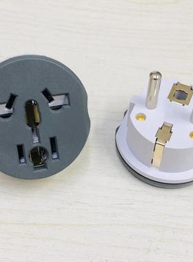 Plug Adapter Universal 2 Round Pin Socket US/AU/UK to EU Tra