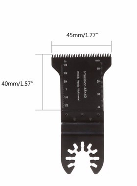 1 pc 45mm Quick Release HCS Black Oscillating Multitool Japa