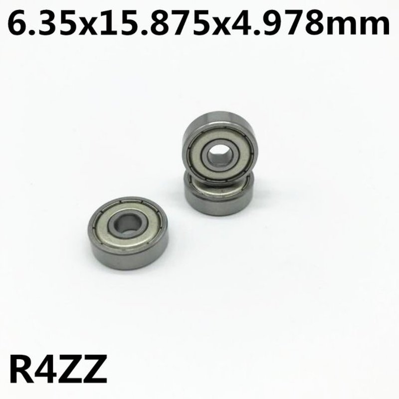 10pcs R4-2RS R4ZZ deep groove ball bearing 6.35x15.875x4.978