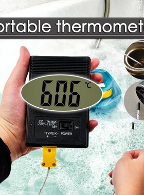 Temperature Meter K-type Thermometer With LCD Display Hygrom