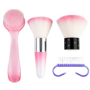 Brush size Soft Multi Cleaning Long Nail Handle