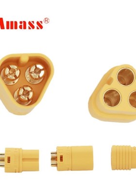 1 Pair AMASS MT60 Motor Plug Connector Set for RC Multicopte