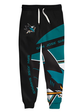 San Jose men's Casual Pants  Black And Green Sti