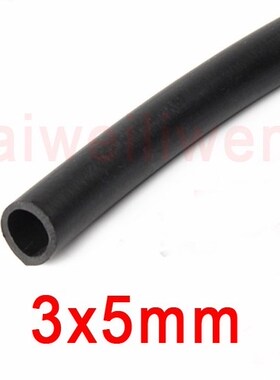 3mm id 5mm od viton tube Fluorine rubber hose FKM FPM fluoro
