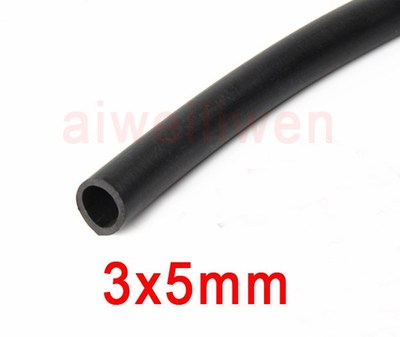 3mm id 5mm od viton tube Fluorine rubber hose FKM FPM fluoro