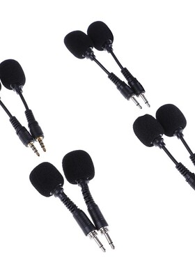 1 PC 10cm Mobile phone Mini 3.5mm Interface Flexible Microph