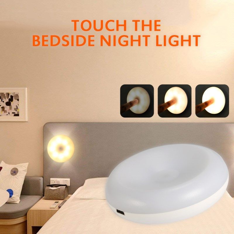 dropship touch night light bedside lamp diy control lamp mo