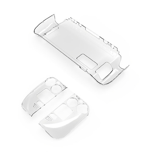 GP-806 Transparent PC Hard Back Case for Steam Deck Split Cr