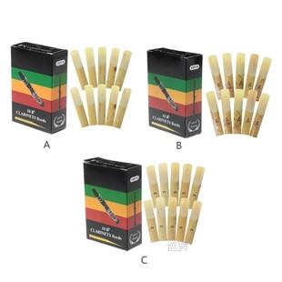 10pcs/set Bb Clarinet Reeds Traditional Bamboo Reed Strength