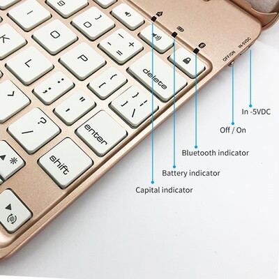 7 Colors  IPAD MINI 1 2 3 4 Full Protective Cover Backlit Li