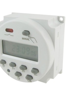 DC 12V LCD Power Programmable Timer Time Switch Relay 16A Am