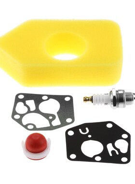 5Pcs/set Carb Diaphragm Gasket +Air Filter Primer Bulb +L7T