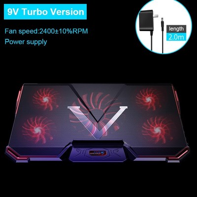 11-18 inch Laptop Cooler Cooling Pad 2 USB Ports and Five Co