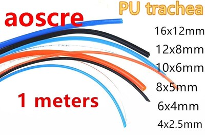 Pneumatic hose compressor hose with pneumatic parts PU hose