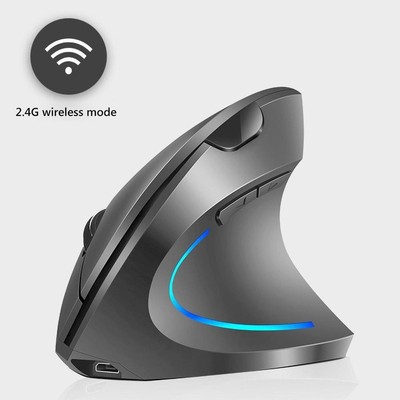 2400DPI 2.4G Ergonomic Vertical Mouse Wireless Optical Compu