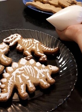 3pcs/set Dinosaur Shaped Cookie Cutter Mold 3D Biscuit Fonda