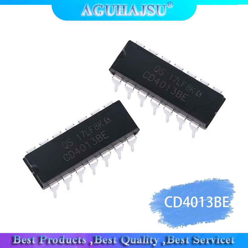 10pcs/lot CD4013BE DIP14 CD4013 DIP new and original IC