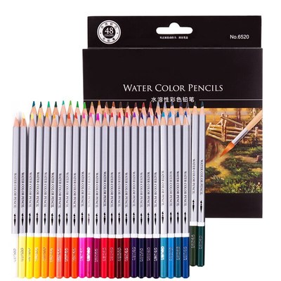 48 Pack Watercolor Pencils,Watercolor Pencil Art Set,Waterc