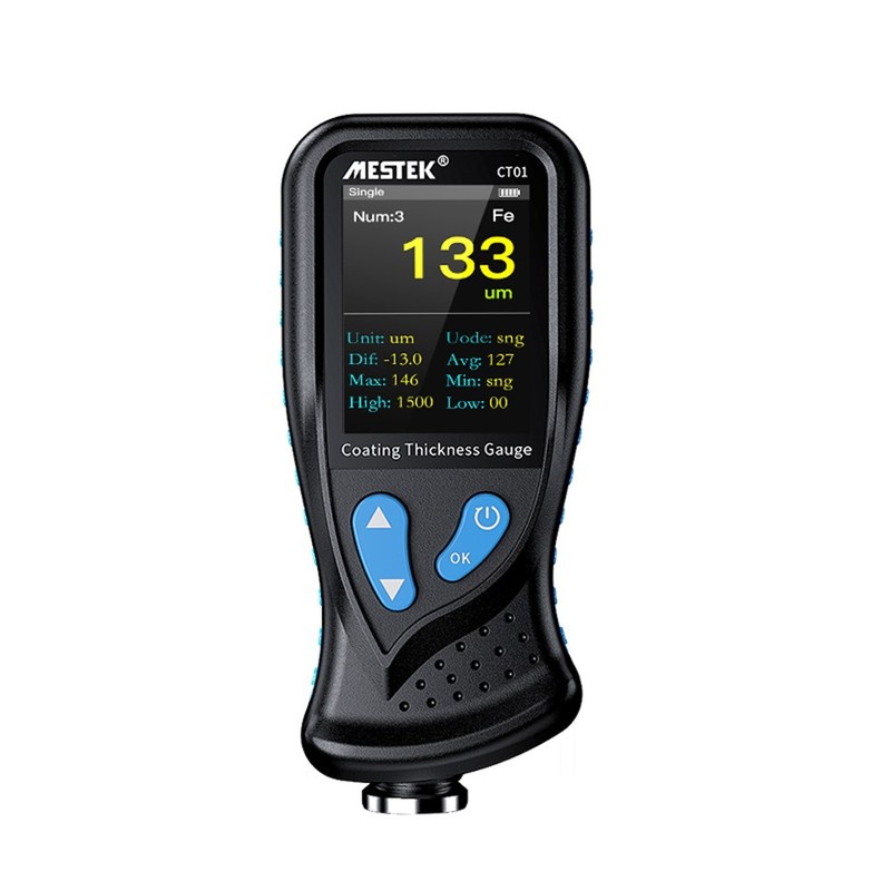 MESTEK USB Charging Coating Thickness Gauge 0.1 Micron / 0-1