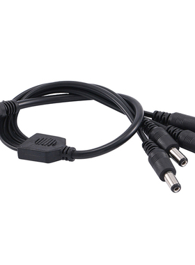 DC Power 1 Female to 2/3/4/5/8 Way Male Plug 5.5mmx2.1mm Cab