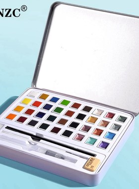 Pearl Watercolor Pigment Set 48Color Watercolor Paint Studen