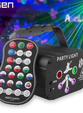 RGB UV LED Party DJ Disco 60 Patterns Laser Light Projector