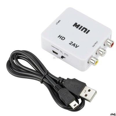 HDMI-compatible Adapter HDMI-compatible To AV 1080P Video Co