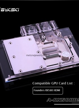 GP Water Block  Founders Public Edition RX580 HDMI Support A