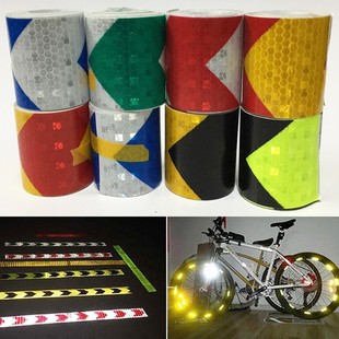 1PC Safety Mark Reflective tape stickers car-styling Self Ad