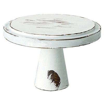 Sweetgo Vintage White Wood Cake Stands Ornament Storage