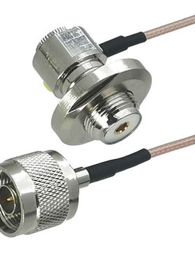 1Pcs RG316 UHF SO239 Female Bulkhead Right angle to N Male P