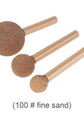 1pcs 6 Handle Brazed Diamond Grinding Head 12mm 16mm 25mm 10