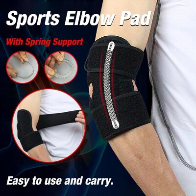 Elbow Support Pads Adjustable Spring Support Protector