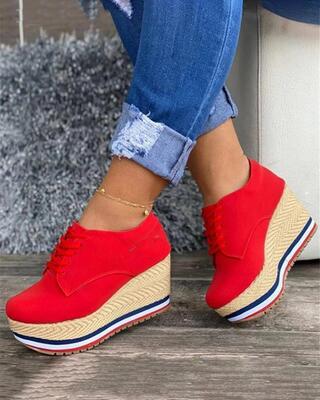 New Fashion Vulcanize Shoes Women Sneakers Ladies Solid Colo
