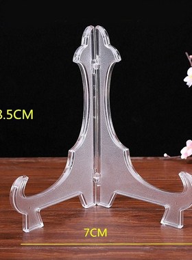 Easels Plate Holders Transparent Display Dish Stand Rack Wed