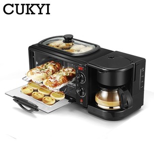 CKYI 3 In 1 Electric Breakfast Machine Multifunction Coffee