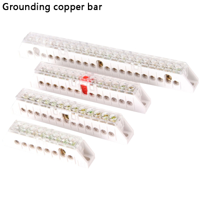 8 / 12 / 18 hole zero line bar 7 * 9 grounding copper bar ze