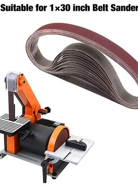 15 Pcs 1X30 Inch Aluminum Oxide Sanding Belts Heavy Duty San