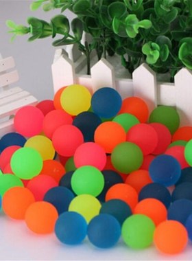 10pcs/lot Pets Toy Ball Colored Bouncing Ball Rubber Outdoor