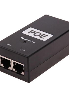DC 24V 0.5A POE Power Over Ethernet Adapter Injector Power S