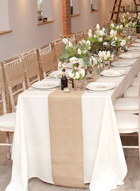 30cmX10m Table Runner Natural Vintage Jute Hessian Burlap Ri