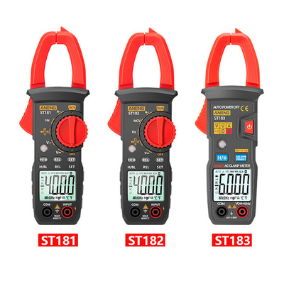 ST181 ST182 ST183 4000/6000 Counts Digital Clamp Meter AC Cu