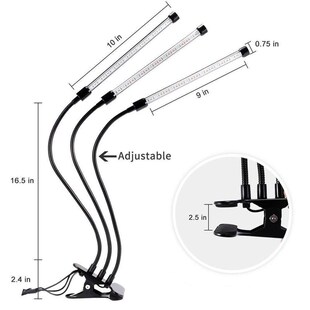 GloryStar LED 5V 27W USB Grow Light Bulb with Red Blue Spec