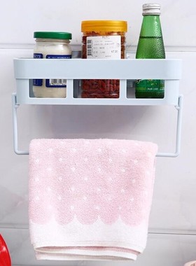 Bathroom Rack Towel Hanger Shampoo Shower Shelf Soap Holder