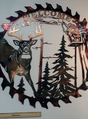 Creative Round Tooth Shape Atmosphere Retro Wall Decoration