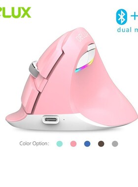 M618 Mini Bluetooth Wireless Mouse Silent Click RGB Ergonomi