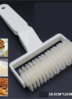 2 Style Baking Tools DIY Plastic Pizza Cookies Dough Roller