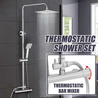 Thermostatic Shower Set Rain Shower Set Shower Faucet Hot Co