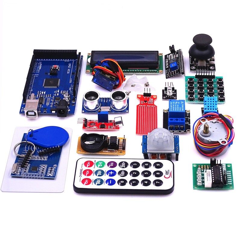 2560 r3 starter kit motor servo rfid ultrasonic ranging rela